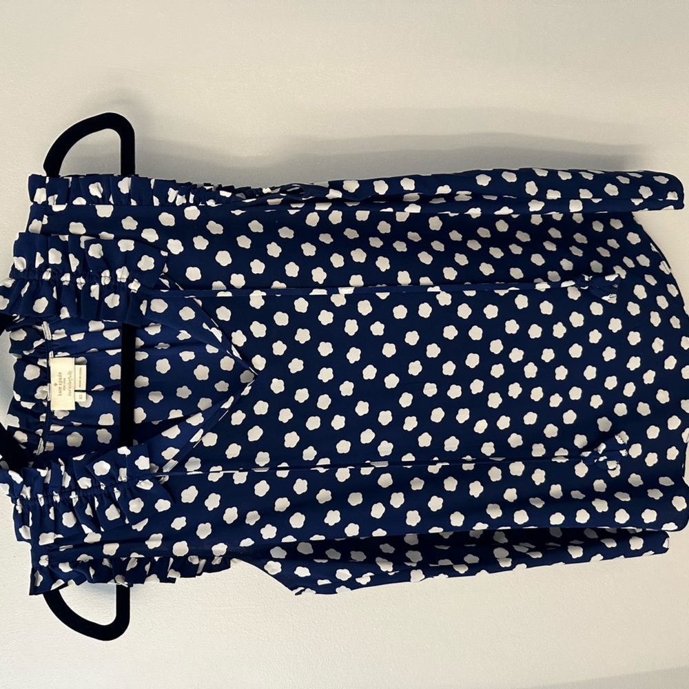 NWOT Kate Spade polka dot blouse